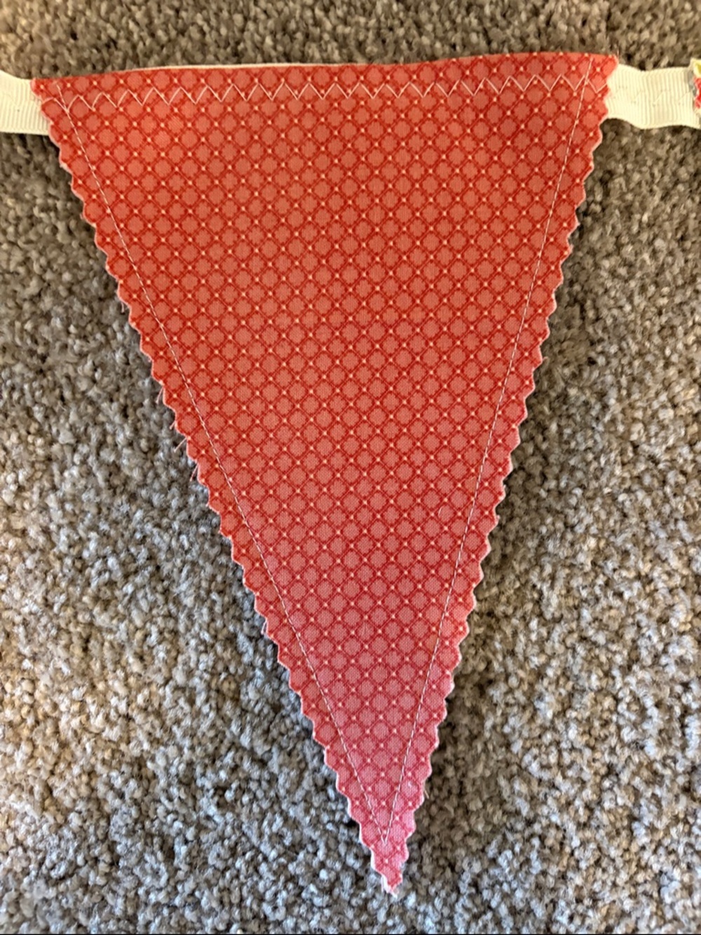 Handmade Cotton Triangle Bunting Garland - Multicolor - Picture 12 of 14